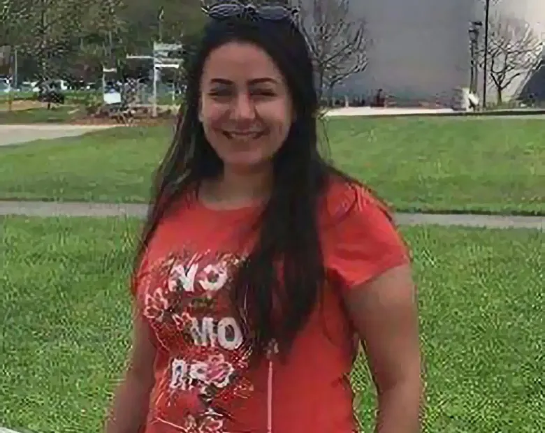 An International Student smiling