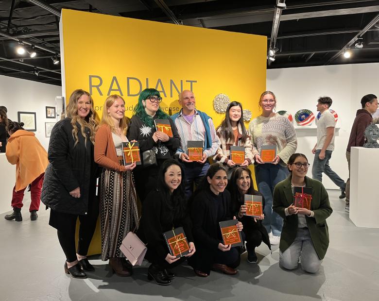 Awardees gather for a picture at "RADIANT: Spring Student Showcase 2023