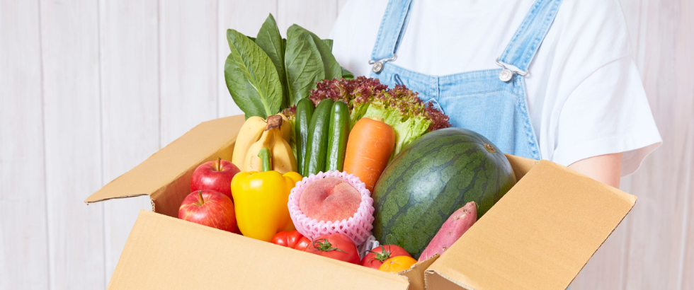 fresh produce delivery in a box