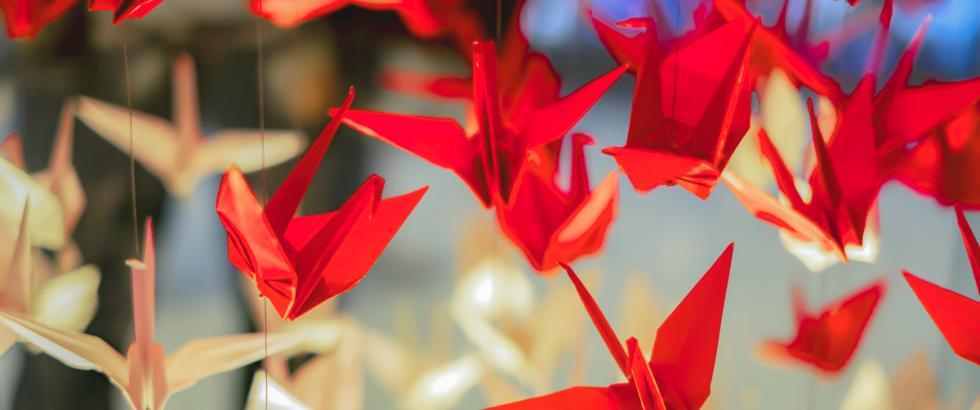 Japanese origami cranes japanfest