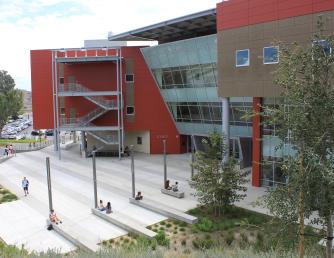 Exterior shot of the SCI building