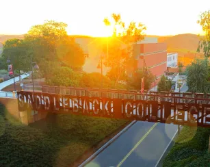 Saddleback Bridge at Sunrise