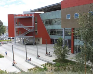 Exterior shot of the SCI building