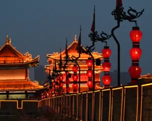 china at night