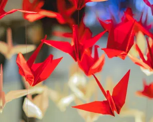 Japanese origami cranes japanfest