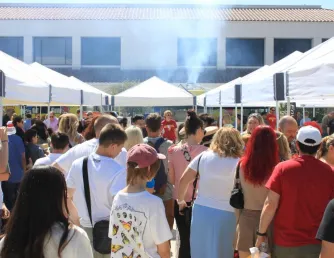 crowd shot at Discover Saddleback 2023