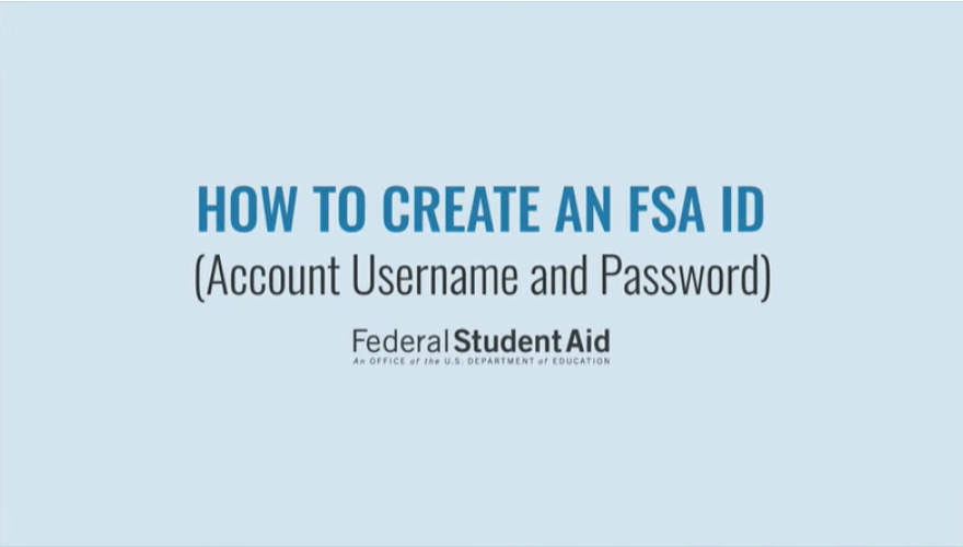 How to Create an FSA ID