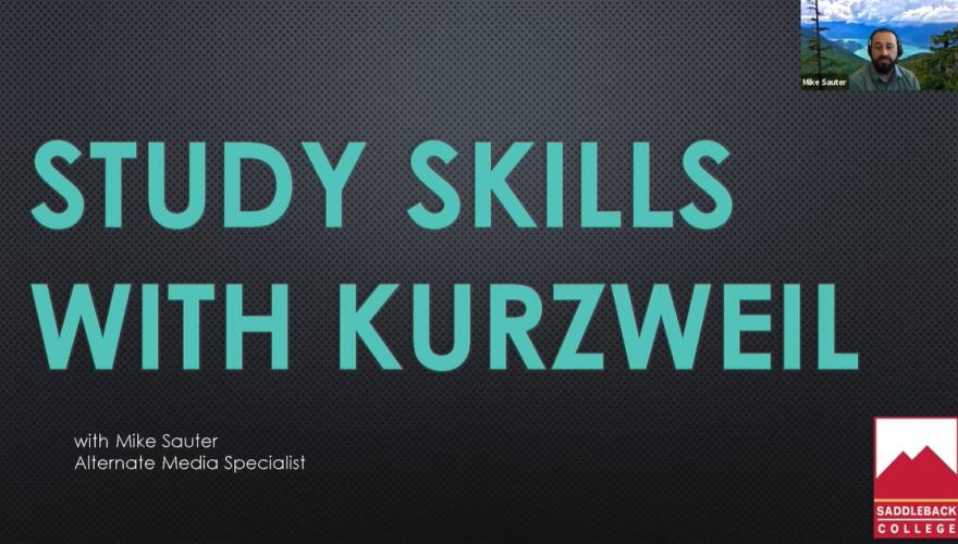 Study Skills with Kurzweil 3000