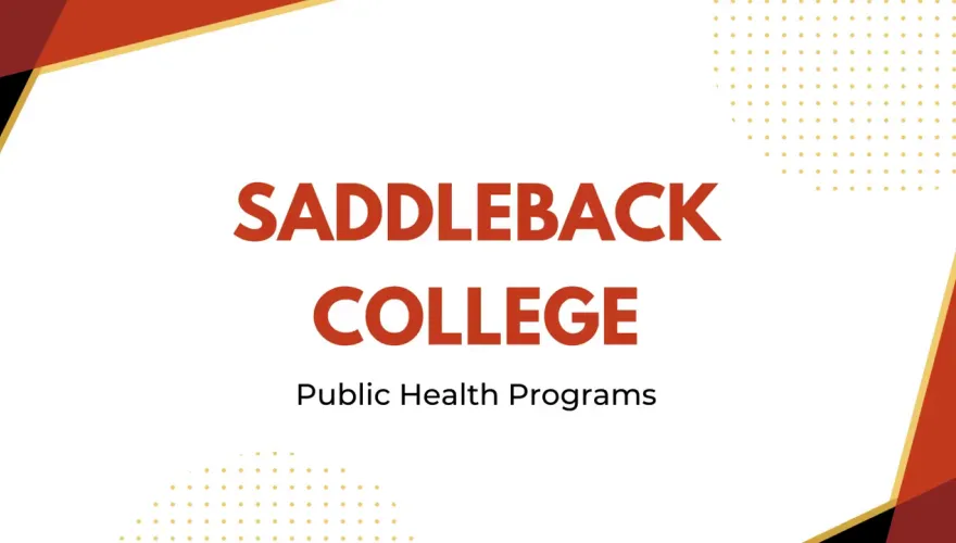 Saddleback College Public Health Programs