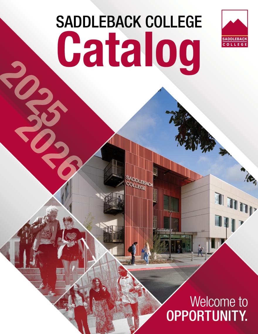 Saddleback Online Fall 25 Catalog Front Cover 2025 - 2026
